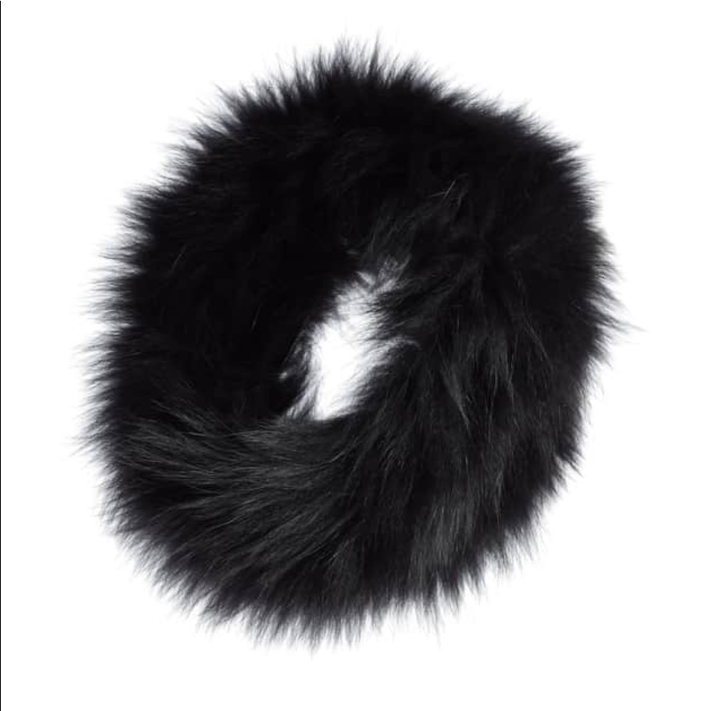 Fox fur headband